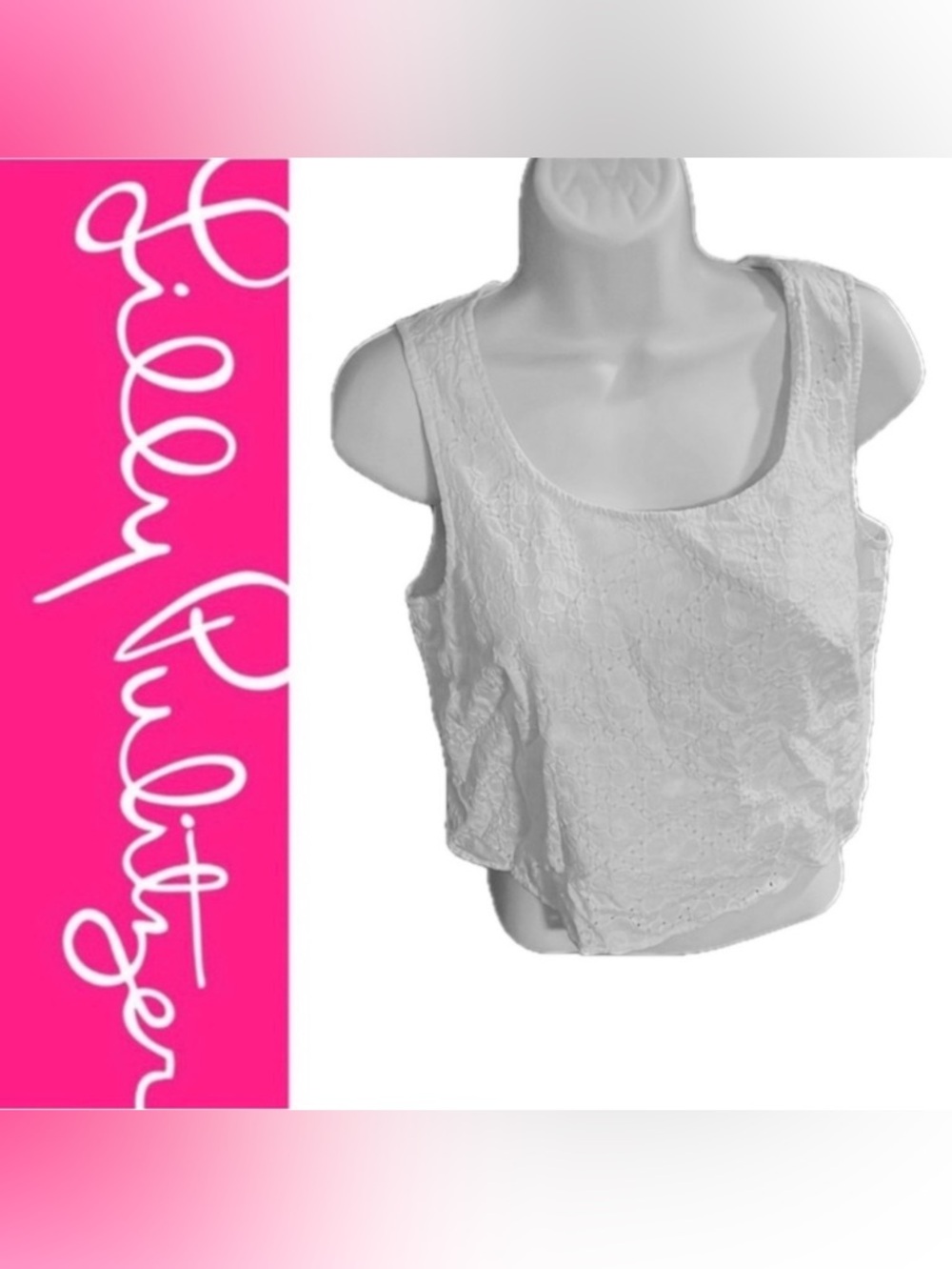 Lilly Pulitzer Daisy Eyelet Lux Crop 🤍
